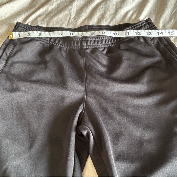 Adidas Black Track, Running, workout Pants with Zipper Legs - Picture 7 of 9